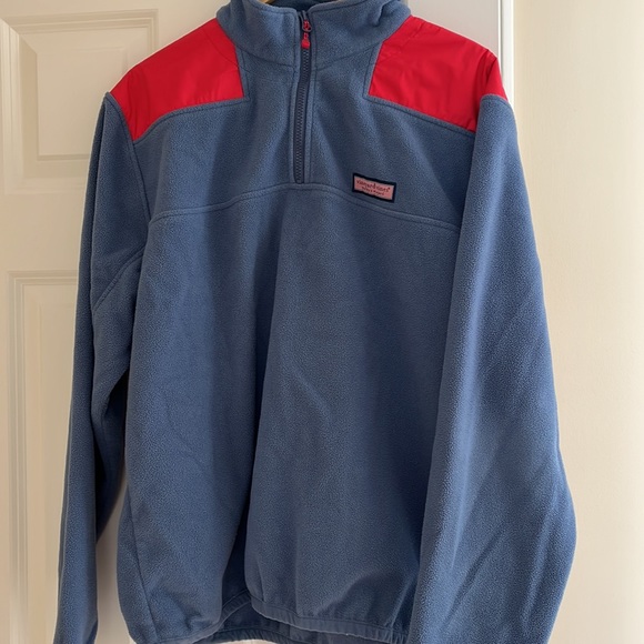 Vineyard vines mens fleece shep shirt - Picture 3 of 4